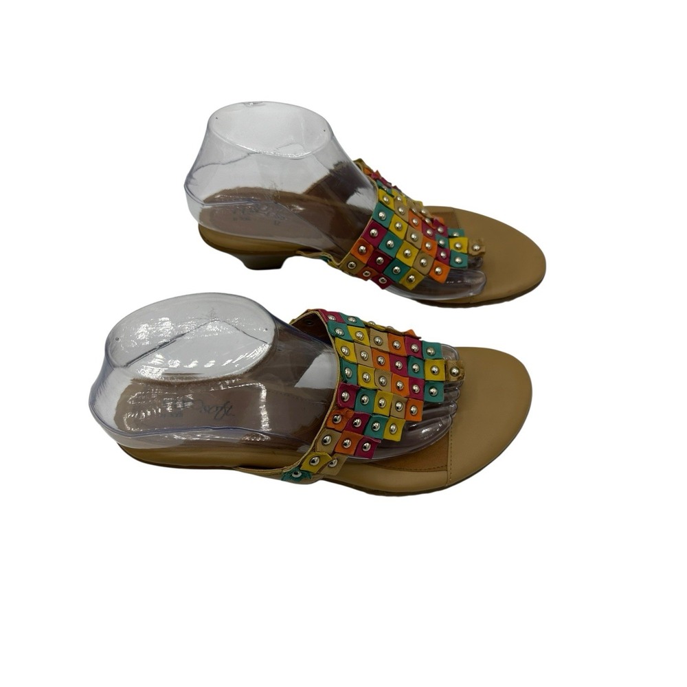 Eurosoft‎ by Sofft Sandals Thong Flip Flop Low Kitten Heel Women's Size 9.5 - Picture 3 of 7